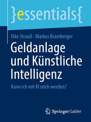 cover image of Geldanlage und Künstliche Intelligenz